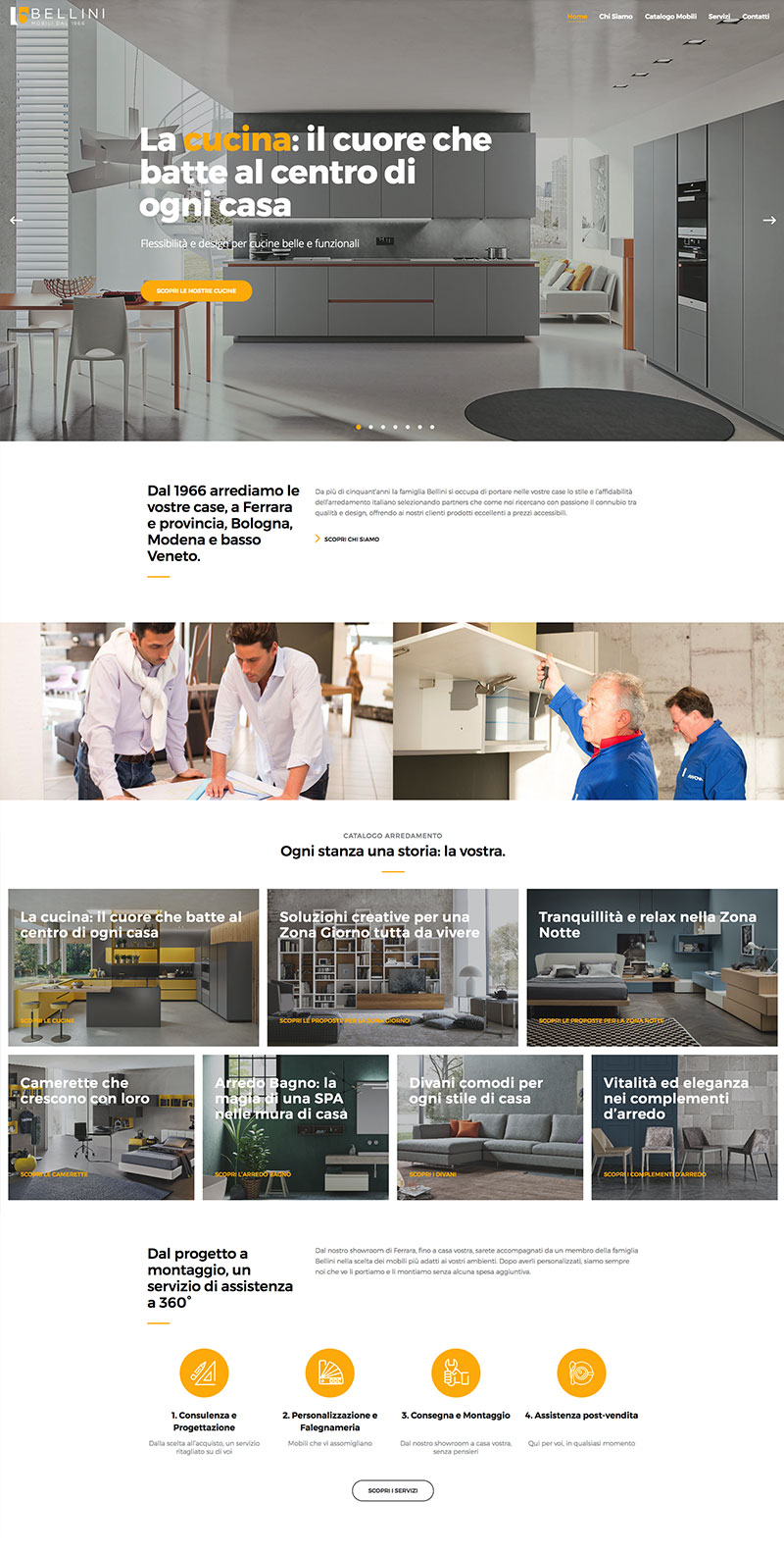 bellini webpage - syncronika web agency